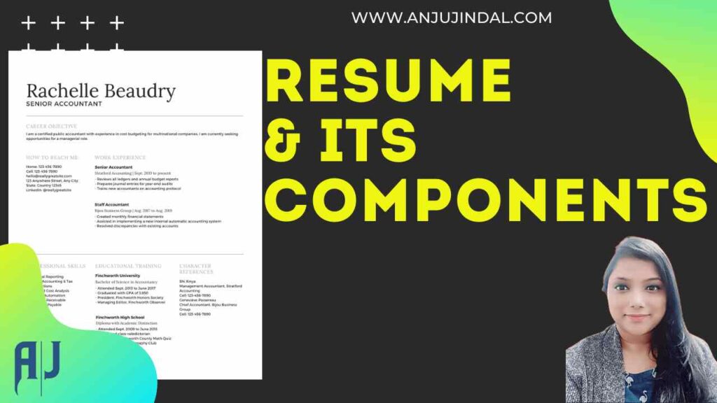 Resume and Its Component