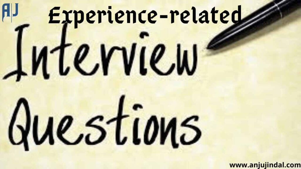 Interview Experience related questions